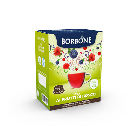 16 Capsule A Modo Mio Tisana ai frutti di Bosco
